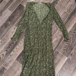 Zara kaftan style sequin dress